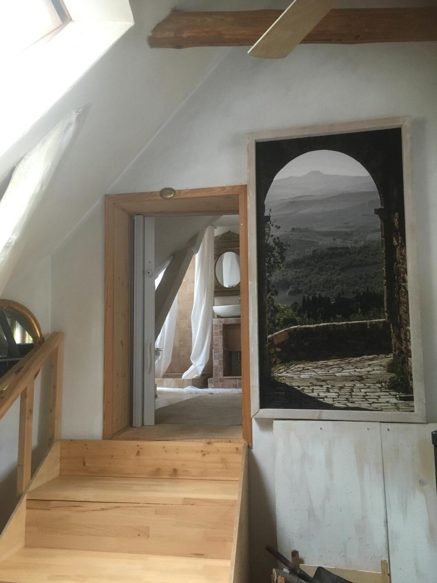 Himmelbettzimmer im Klosterdorf Neustadt am Rübenberge Exterior foto